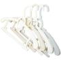 shengyuze Children Clothes Hanger, 5Pcs Extendable Children Kids Clothes Hanger Baby Trousers Drying Holder Rack - Beige