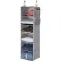 StorageWorks Hanging Closet Organizer, 6-Shelf Dorm Room Closet Organizers and Storage, Gray, 42”H x 12”W x 12”D StorageWorks Hanging Closet Organizer, 6-Shelf Dorm Room Closet Organizers and Storage, Gray, 42”H x 12”W x 12”D