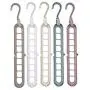 doublesmt Rotate Anti-Skid Folding Hangers Magic Space Saving Hangers Clothes Hangers Organizers 9 Hole 360° Rotating Cascading 5 Pack Multi Magic Hook for Drying and Storage (Multi) doublesmt Rotate Anti-Skid Folding Hangers Magic Space Saving Hangers Clothes Hangers Organizers 9 Hole 360° Rotating Cascading 5 Pack Multi Magic Hook for Drying and Storage (Multi)