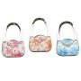 WSSROGY 3Pcs Handbag Shape Design Handbag Foldable Purse Hanger Hook for Table