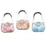 WSSROGY 3Pcs Handbag Shape Design Handbag Foldable Purse Hanger Hook for Table WSSROGY 3Pcs Handbag Shape Design Handbag Foldable Purse Hanger Hook for Table