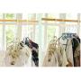 10pcs 3D Space Saving Hanger Magic Clothes Hanger with Hook Closet Organizer Home Tool Decoration