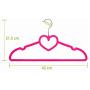 10pcs Premium Quality Velvet Clothes Hangers - Super Slim, Flocked Pink, Heart-Shaped, Space-Saving, No Slip Hangers