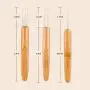 BuZhuYW 3 Pcs Dreadlock Crochet Hook, 0.5mm Dreadlock Crochet Hook for Hair, Crochet Needles for Hair Dreadlock with Bamboo Handle, Premium Metal Dreadlock Crochet Needle(1 Hook, 2 Hooks, 3 Hooks)