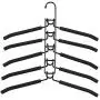 2PC Space Saving Storage Racks Coat Hanging Wardrobe Organizer Trouser Multi Layers Multifunctional Home Clothes Hangers Towel Hook
