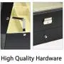 ADTL 3 Gifts for Free 12 Grids Double-Layer Black PU Leather Organizer Sunglass Eyewear Storage Box ADTL 3 Gifts for Free 12 Grids Double-Layer Black PU Leather Organizer Sunglass Eyewear Storage Box