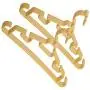 Cabilock 10pcs Plastic Clothes Hangers Heavy Duty Hangers Non Slip Clothes Hanger for Wardrobe Space Saving Hangers (Yellow)