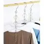 Closet Space Saving Metal Clothes Hangers Chain (5 Pack) Closet Space Saving Metal Clothes Hangers Chain (5 Pack)