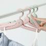HJYPYJ Magic Hanger,Portable Magical Hangers,Household Windproof PP Hanger,Space-Saving Organizer Hangers, Not Easily Deformed/Blue / 12 pcs