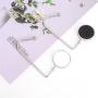 Garneck 6PCS Bag Hangers, Purse Hooks, Christmas Stocking Handbag Holder Round Metal Hangers for Table Desk