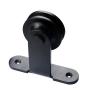 SMARTSTANDARD Sliding Barn Door Hardware Hangers 2pcs (Black) (T Shape Hangers)