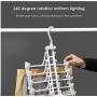 Creative Space Saving Clothes Hanger Wardrobe Closet Organizer Clothes Hanger with Hook Closet Organizer Storage Rack 2pcs