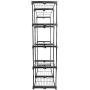Leoneva Supreme 3-Tiers Garment Rack Clothes Hanging Rack with Hanger Bar Wheels (5 Tier-2 Hanging Rods, Black)
