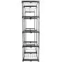 Leoneva Supreme 3-Tiers Garment Rack Clothes Hanging Rack with Hanger Bar Wheels (5 Tier-2 Hanging Rods, Black)