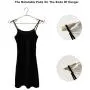 VECKLI Non-Slip Clothes Hangers, Wide Shoulder, Closet Space Saving, Pack of 10