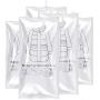 Hanging Vacuum Storage Saver Bags 3 Pack Wide-Side Space Bag Organizer Underwear Hanger for Clothes Suits Dress Cover Jackets Hand Pump Included