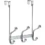 iDesign 53070 York Lyra Steel Over-The-Door 6-Hook Storage Rack - 8.38'' x 5.25'' x 11'', Chrome iDesign 53070 York Lyra Steel Over-The-Door 6-Hook Storage Rack - 8.38'' x 5.25'' x 11'', Chrome
