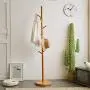 Angels home Coat Stand Clothes Rack Hat Coat Rack Floor Hanger Clothes Bags Coat Rack OrganiserShelf Stand Tree-Shaped Rack with Hanging Hooks