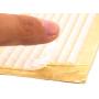 AUEAR, 100 Pcs Clear Non-Slip Rubber Hanger Grips Hanger Strips Adhesive Clothes Hanger Grips