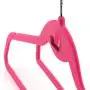 HANGERWORLD 20 Pink 18inch Flocked Velvet Non Slip Coat Clothes Garment Hangers Pants Bar Cascading Multi Hook