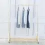 FURVOKIA Modern Simple Heavy Duty Metal Rolling Garment Rack with Wheel,Retail Display Clothing Rack,Wrought Iron Single Rod Floor-Standing Hangers Clothes Shelves (Black Square Tube, 47.2 L) FURVOKIA Modern Simple Heavy Duty Metal Rolling Garment Rack with Wheel,Retail Display Clothing Rack,Wrought Iron Single Rod Floor-Standing Hangers Clothes Shelves (Black Square Tube, 47.2 L)