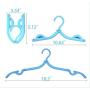 FEIDOL 10 PCS Outdoor Clothes Hangers Portable Folding Clothes Hangers Clothes Drying Rack for Travel Colorful Clothing Hanger for Hotel Hiking Camping