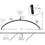 MAWA Reston Lloyd Euro Series Light/Thin Non-Slip Space-Saving 40/PK Clothes Hanger with Bar and Hooks for Pants and Skirts with Clips, Set of 5, Black, Pack of 5, MAWA Reston Lloyd Euro Series Light/Thin Non-Slip Space-Saving 40/PK Clothes Hanger with Bar and Hooks for Pants and Skirts with Clips, Set of 5, Black, Pack of 5,