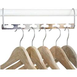 10PC Multi-Functional Stainless Iron Closet Hook Cloth Hanger Wardrobe Organizer Space Saver Hanger Decoration