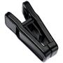 BESTCYC A-line Slim-line Plastic Finger Clips Clothes Pants Hangers Clips, 2.2 Inch, Set of 24pcs (Black)