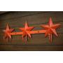 Star Metal Wall Hanger, Large Hook Rack for Entrance, Fire Orange or Pick Color, Hanging Coats Jackets Hats Keys, Bathroom Towel Holder