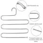Eleling 5 Layers Pants Clothes Rack S Shape Multi-Purpose Hangers For Trousers Tie Organizer Storage Hanger Eleling 5 Layers Pants Clothes Rack S Shape Multi-Purpose Hangers For Trousers Tie Organizer Storage Hanger