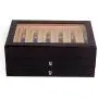 3 Layer Wood Pen Display Boxes 34 Pen Organizer Box, Pen Display Case Storage Box,Top Glass Window Pen Fountain Collection Display Case (Black) 3 Layer Wood Pen Display Boxes 34 Pen Organizer Box, Pen Display Case Storage Box,Top Glass Window Pen Fountain Collection Display Case (Black)