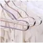 10pcs Random Color Clothes Hanger Drying Rack, Aluminum Alloy Anti-Skid Hanger for Clothes Wardrobe Storage Hanger