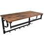 VASAGLE Industrial Coat Rack Shelf Wall Mounted, Hook Rack Shelf with Hanging Rail, 5 Metal Hooks and Upper Shelf for Storage Hallway Entryway Bathroom Bedroom Living Room ULCR11BX VASAGLE Industrial Coat Rack Shelf Wall Mounted, Hook Rack Shelf with Hanging Rail, 5 Metal Hooks and Upper Shelf for Storage Hallway Entryway Bathroom Bedroom Living Room ULCR11BX