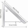 IN VACUUM Retractable Clothes Drying Rack, Aluminium Foldable Clothing Rack, Home Storage Organizer Wall Hanger for Clothes (1 Racks)