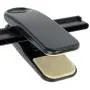 HANGERWORLD 5 Black 16inch Plastic Coat Clothes Garment Pants Skirt Hangers Adjustable Clips