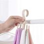 KYCPTNFJ 5 pcs Plastic Home Storage Organization Bedroom Hanger Clothes Hanging Rack Holder for Bags Towel
