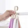 KYCPTNFJ 5 pcs Plastic Home Storage Organization Bedroom Hanger Clothes Hanging Rack Holder for Bags Towel