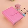 Heroine & you Creative Stud Earrings Storage Jewelry Storage Boxes Portable Leather Earrings (Pink)