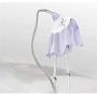 HWZXBCC Garment Steamer 1800W.Vertical Garment Steamer, Household Double Bar Steam Hanging Ironing Machine Ironing Clothes,2.2L Large Capacity Water.Clothes Steamer (Pink)