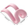 20PC Random Color Creative Mini Flocking Clothes Hanger Home Easy Hook Closet Organizer Decoration