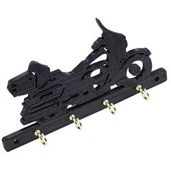 Medallurgy Harley Motorcycle Key Rack Holder Hanger Hooks - for Motorcycle Lovers - Entryway Organization Storage for Wall