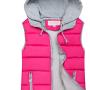 TANLANG Fashion Women Autumn Winter Vest Wadded Jacket Tank Short Warm Coat Logistics Hoodie Cardigan Outwear