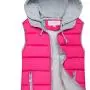 TANLANG Fashion Women Autumn Winter Vest Wadded Jacket Tank Short Warm Coat Logistics Hoodie Cardigan Outwear