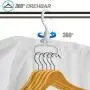 MRS BAG Hanging Vacuum Storage Bags 4 Jumbo(57x27.6) Space Saver Bag Dress Cover with Hook for Coats, Jackets, Clothes & Closet Storage - Hand Pump Included