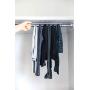 Jokari 6 in 1 Non Slip Space Saving Hanger for Leggings, Pants, Scarves and More. Maximize Storage and Hang Six Pairs of Slacks, Jeans, and Workout or Yoga Pants of Any Material Without Slipping Off.
