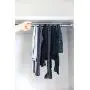 Jokari 6 in 1 Non Slip Space Saving Hanger for Leggings, Pants, Scarves and More. Maximize Storage and Hang Six Pairs of Slacks, Jeans, and Workout or Yoga Pants of Any Material Without Slipping Off.