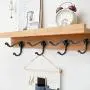 15 Pack Black Coat Hooks for Hanging Wall Hooks Rustic Hooks Wall Mounted Heavy Duty Hooks Double Hooks No Rust Hooks with 30 Screws for Hanging Coat, Scarf, Bag, Towel, Key, Cap, Cup, Hat 15 Pack Black Coat Hooks for Hanging Wall Hooks Rustic Hooks Wall Mounted Heavy Duty Hooks Double Hooks No Rust Hooks with 30 Screws for Hanging Coat, Scarf, Bag, Towel, Key, Cap, Cup, Hat