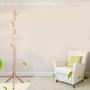 Wooden Three Legged Assembled Coat Rack Hat Hanger Holder Hallstand Garment Floor Bedroom Multi Function Rack Simple Clothes Rack 19.7 x 19.7 x 68.9 Inches