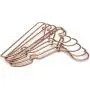 Koobay 12" Baby Slide Notches Childrens Clothes Hanger Gold Color Aluminium Metal Hangers 10Pack
